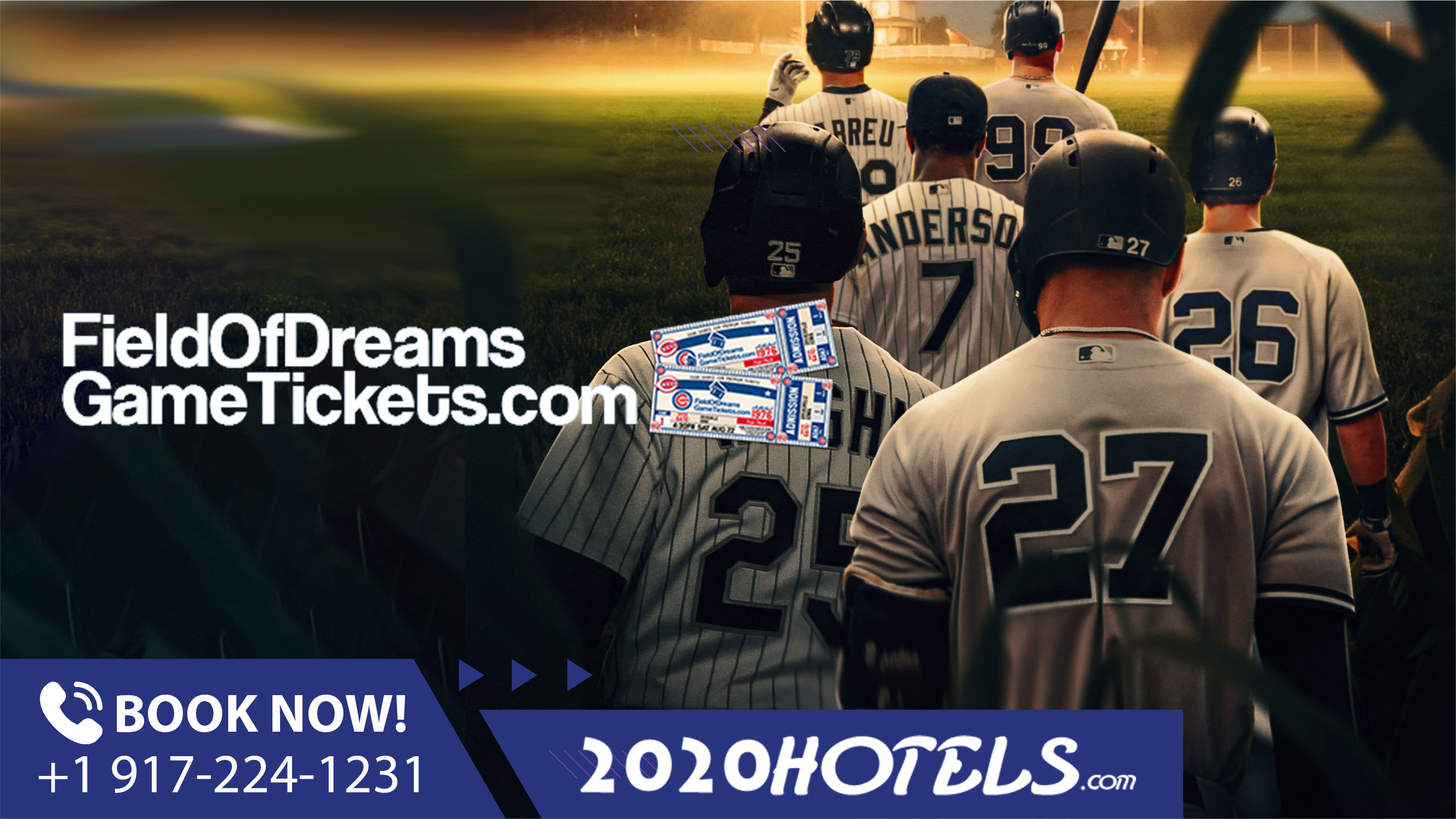 Get your game tickets for the MLB Field of Dreams Game in Dyersville, Iowa, on August 13, 2025!