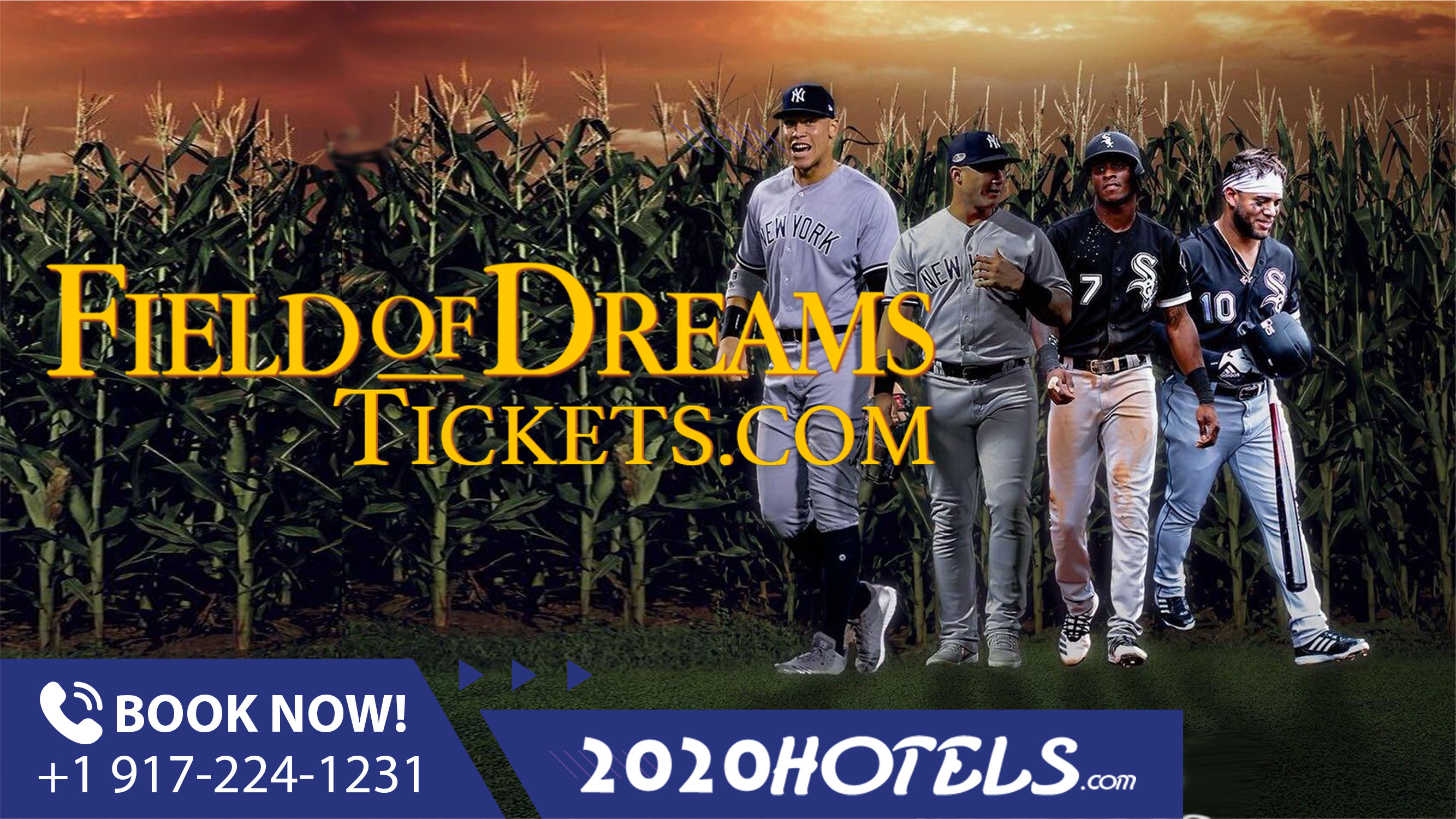 Get your tickets for the MLB Field of Dreams Game in Birmingham, Alabama, on June 20th, 2024!